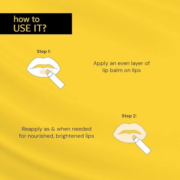 Deconstruct Brightening Lip Balm with SPF 30 | For Dark, Pigmented, Dry, Flaky Lips | Brightens Pigmented Lips | Vitamin C for Dark Lips | SPF 30 for Sun Damage and Discoloration | Lip Balm for Glossy Buttery Soft Pink Lips | For Women & Men - (4 gm)