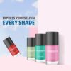Coloressence Cute Coats Long Lasting Nail Paint | Chip Resistant | Quick Dry | One Swipe Application | Toxin Free|Nude Lilac-6ml