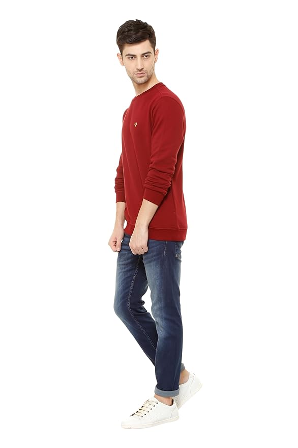 61Wr12KREvL._SY879_ Allen Solly Men's Casual Crew Neck Sweatshirt