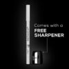 RENEE Midnight Kohl Pencil - Smudgeproof And Waterproof Kajal - 24 Hrs Long Stay - Darkest Black - One Swipe Application - Rich Color Payoff - Vitamin E, Olive Oil And Castor Oil-1.5 Gm, Matte Finish
