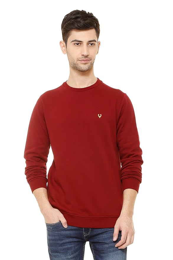 71G-VJLjPaL._SY879_ Allen Solly Men's Casual Crew Neck Sweatshirt