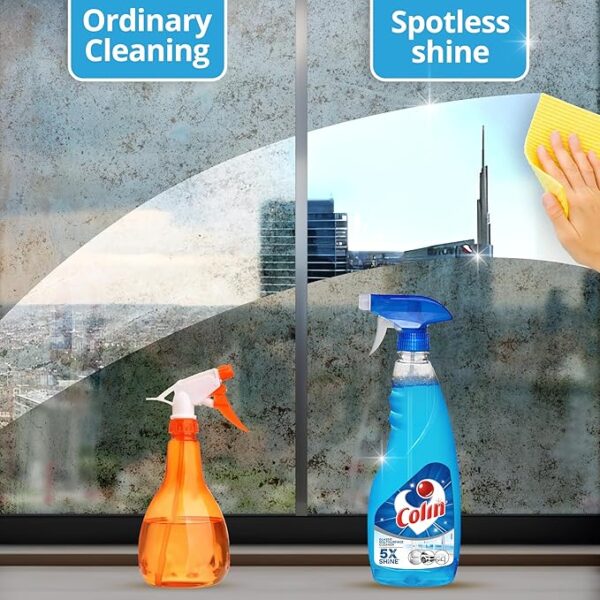 Colin 250 ml, Glass and Surface Cleaner Liquid Spray | India's #1 Glass Cleaner for Car, Kitchen and Home Surfaces | Multi Surface Cleaner