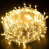 GIGAWATTS 35 Feet LED String Light 360° Copper Power Pixel String Lighting Serial Decorative Fairy Lights for Home Diwali Christmas Festival Wedding (Pack of 1, Warm White)