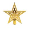 TIED RIBBONS Christmas Tree Topper Star Golden for Tree Decorations - Xmas Tree Decoration - Christmas Decorations Items for Home