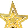 TIED RIBBONS Christmas Tree Topper Star Golden for Tree Decorations - Xmas Tree Decoration - Christmas Decorations Items for Home
