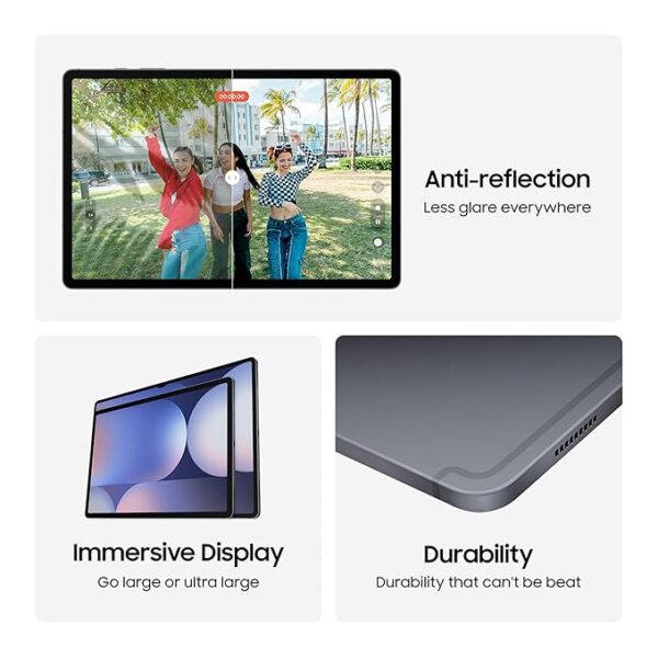 Samsung Galaxy Tab S10 Plus, S Pen in-Box, 31.5 cm (12.4 inch) Dynamic AMOLED 2X Display, 12 GB RAM, 256 GB Storage, Wi-Fi Tablet, Platinum Silver