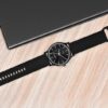 LOUIS DEVIN Silicone Strap Analog Wrist Watch for Men (Black/Blue/Red) | LD-BK054
